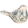 Clayre & Eef 6CE1950S Decoración Pájaro Beige Verde 16x7x9 cm