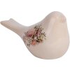 Clayre & Eef 6CE1951M Decoración Pájaro Cerámica Beige 22x9x12 cm