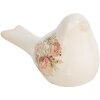 Clayre & Eef 6CE1951S Decoración Pájaro Beige Rosa 16x7x9 cm
