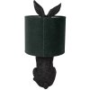 Clayre & Eef 6LMC0099ZVGR Sobremesa Conejo Negro Verde Ø20x43 cm E27 60W