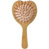 Juleeze JZHBR0001 Cepillo con espejo forma corazón madera beige marrón 15x8x3 cm