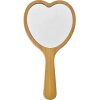 Juleeze JZHBR0001 Cepillo con espejo forma corazón madera beige marrón 15x8x3 cm