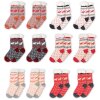 Juleeze JZSKSET0001 Juego de Calcetines 12 Pares Talla Única Multicolor Cotidiano