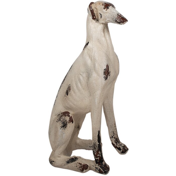 Clayre & Eef 5MG0048 Decoración Perro Beige Marrón 37x24x79 cm