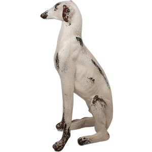 Clayre & Eef 5MG0048 Decoración Perro Beige Marrón 37x24x79 cm