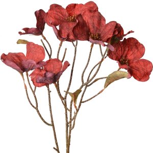 Clayre & Eef 5PL0112R Flor Artificial Rojo 12x8x72 cm