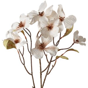 Clayre & Eef 5PL0113W Ramo de flores artificial blanco 12x8x72 cm