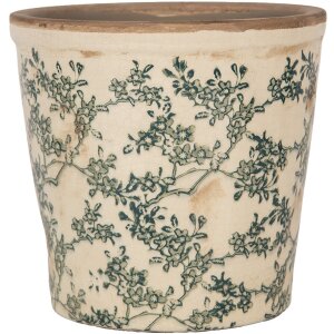 Clayre & Eef 6CE1976M Florero Ø 17x16 cm Diseño Vintage