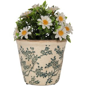 Clayre & Eef 6CE1976S Florero Ø 12x11 cm Diseño Vintage