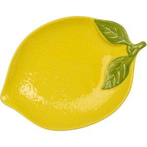 Clayre & Eef 6CEBO0084XL Bol limón 25x18x3 cm