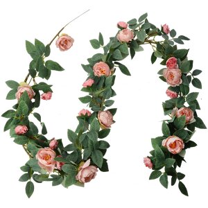 Clayre & Eef 6PL0322 Flores Artificiales Guirnalda de...