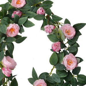 Clayre & Eef 6PL0323 Guirnalda de Rosas Artificiales...