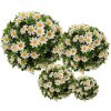 Clayre & Eef 6PL0324S Flor artificial decorativa bola margarita Ø 17 cm