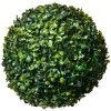 Clayre & Eef 6PL0325L Boj decorativo de plástico verde Ø 24 cm
