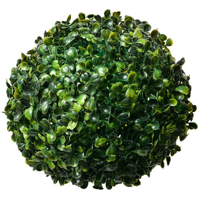 Clayre & Eef 6PL0325M Bola decorativa boj plástico verde Ø 20 cm
