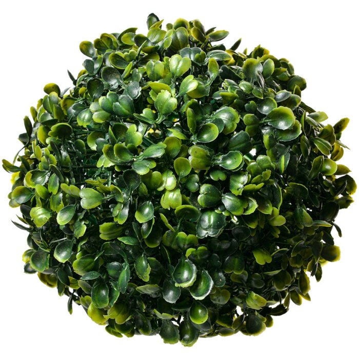 Clayre & Eef 6PL0325S Bola de boj de plástico verde Ø 17 cm