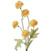 Clayre & Eef 6PL0331Y Decoración rama flores amarillas hojas verdes 5x5x50 cm