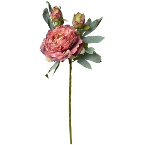 Clayre & Eef 6PL0332R Flor artificial Rosa roja...