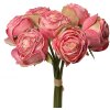 Clayre & Eef 6PL0336P Ramo de flores artificiales 7 Rosas Rosa 16x14x34 cm