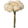 Clayre & Eef 6PL0336W Ramo de flores artificiales 7 Rosas Blanco 16x14x34 cm