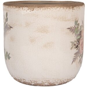 Clayre & Eef 6CE1981L Maceta Cerámica Floral...