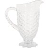 Clayre & Eef 6GL5027 Jarra Vidrio Transparente 20x13x24 cm 1100 ml