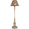 Clayre & Eef 5LMC0043 Lámpara de Mesa Ø22x71cm Hierro Antiguo Beige Marrón E27 60W