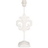 Clayre & Eef 6LMP796 Lámpara pie madera blanco 17x13x44 cm E27 max 60W