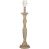 Clayre & Eef 6LMP797 Lámpara pie madera marrón verde Ø11x46 cm E27 max 60W