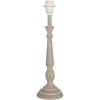 Clayre & Eef 6LMP799 Lámpara pie madera marrón-gris Ø 13x45 cm E27 max 60W