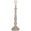 Clayre & Eef 6LMP799 Lámpara pie madera marrón-gris Ø 13x45 cm E27 max 60W