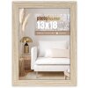 ZEP marco de madera hall 10x15 a 20x30 cm blanco marrón natural bloque perfil cristal transparente