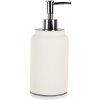 Clayre & Eef 65871 Jabonera Poliresina Blanca Ø 8x21 cm 475 ml