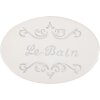 Clayre & Eef 6CE1995 Jabonera Cerámica Blanca Retro 13x9x3 cm