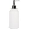 Clayre & Eef 65874 Jabonera Poliresina Blanca Ø 8x21 cm 350 ml