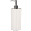 Clayre & Eef 6CE1982 Jabonera Cerámica Blanca Ø 8x22 cm 475 ml