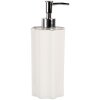 Clayre & Eef 6CE1982 Jabonera Cerámica Blanca Ø 8x22 cm 475 ml