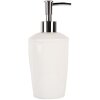 Clayre & Eef 6CE1985 Jabonera Cerámica Blanca Ø 8x19 cm 325 ml