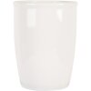 Clayre & Eef 6CE1994 Portacepillo de Dientes Cerámica Blanca Ø 8x10 cm Estilo Antiguo