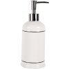Clayre & Eef 6CE2002 Jabonera Blanca Ø 9x20 cm 350 ml Retro Vintage