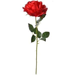Clayre & Eef 5PL0138R Flor artificial Rosa Roja Verde...