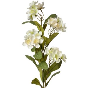 Clayre & Eef 6PL0344W Ramo Decorativo Flores Blanco...