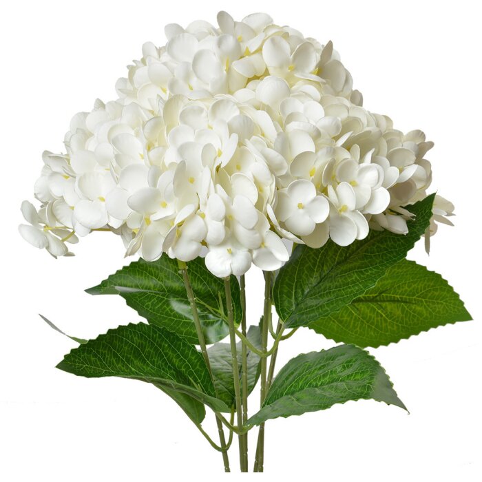 Clayre & Eef 6PL0347W Ramo de flores artificial Blanco Verde 23x23x45 cm