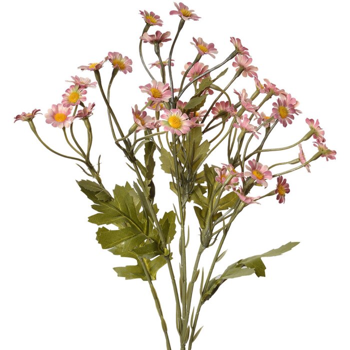 Clayre & Eef 6PL0348PA Rama Decorativa con Flores Rosa Verde 23x17x60 cm
