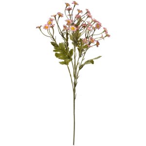 Clayre & Eef 6PL0348PA Rama Decorativa con Flores Rosa Verde 23x17x60 cm