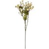 Clayre & Eef 6PL0348W Decoración Rama con Flores Blanco Verde 23x17x60 cm