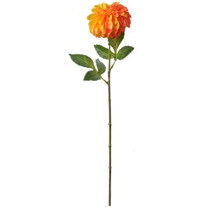 Clayre & Eef 6PL0353O Flor artificial Naranja Verde...