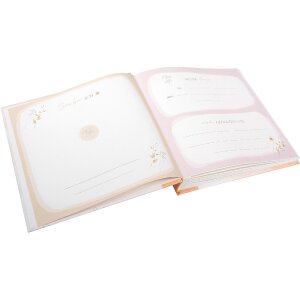 Goldbuch álbum de fotos confirmación Blütenzauber rosé 25x25 cm 58 páginas