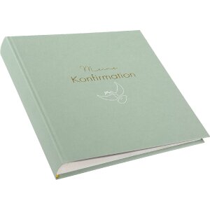 Goldbuch álbum de fotos confirmación paz paloma eucalipto 25x25 cm 58 páginas