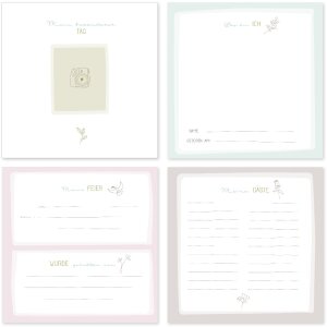 Goldbuch álbum de fotos confirmación paz paloma eucalipto 25x25 cm 58 páginas